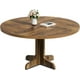 thumbnail image 1 of ChaoLink Mesa redonda para comedor de 4 personas, mesa circular tipo granja de 47 pulgadas con tablero de madera y base estable, para comedor y sala de estar, 1 of 7