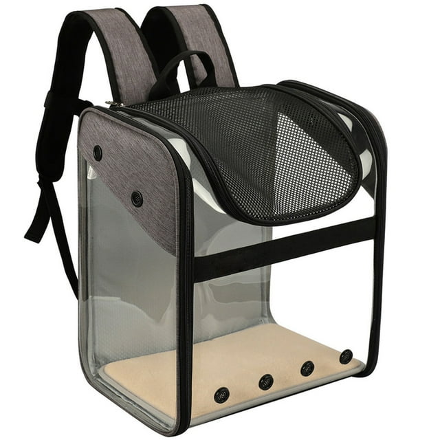 Pet Carrier Breathable Foldable Portable Clear Pet Backpack Cat Carrier Bag