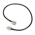 thumbnail image 2 of Cable adaptador de antena coaxial de 19,7 pulgadas, conector N macho a conector UHF PL259 macho, 50 ohmios, baja pérdida, 2 of 12
