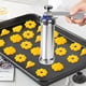 thumbnail image 2 of Prensa de galletas de aleación de aluminio con discos y boquillas. Fácil de apretar. Apto para lavavajillas. Herramienta para hornear galletas, cupcakes y pasteles caseros., 2 of 7