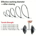 SUSUSU UVResistant Cable Ties Durable SelfLocking MultiSize Zip