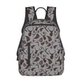 thumbnail image 1 of Balery Brown Moose with Pinecones Mochila Ligera para Hombres y Mujeres – Resistente y Impermeable, Ideal para la Escuela, el Trabajo, los Viajes y el Uso Diario, 1 of 7