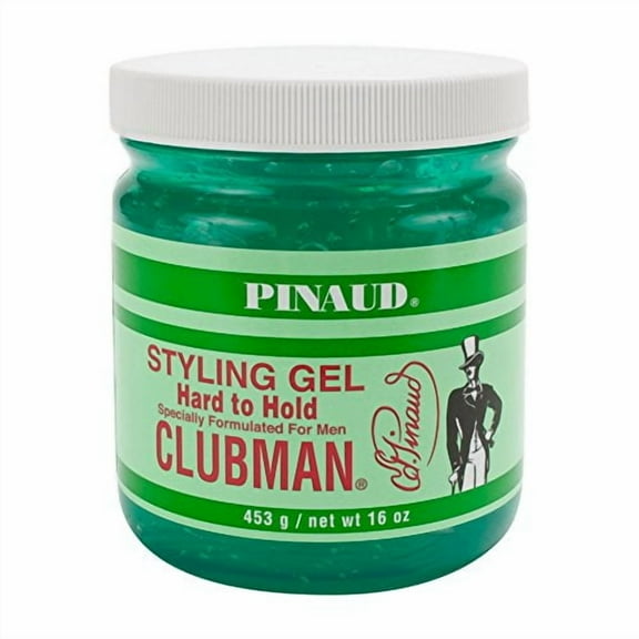 Clubman Styling Gel, Hard To Hold, 16 Oz