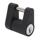 thumbnail image 4 of Cerradura de acoplador de lengüeta de remolque, resistente, antirrobo, versátil, para caja de herramientas de camiones RVS, color negro, 4 of 5