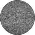 thumbnail image 1 of Ahgly Company Machine Washable Indoor Round Transitional Dark Gray Area Rugs, 5' Round, 1 of 7
