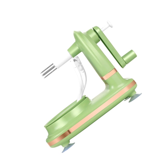Billuyoard Máquina cortadora de frutas para pelar peladores de patatas con manivela DIY giratorio automático hogar Oficina Hotel Gadgets Cocina y Comedor Verde claro