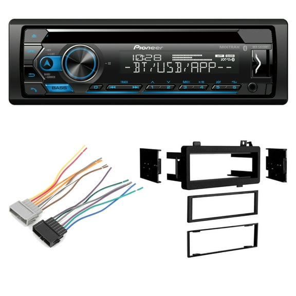 Pioneer Single DIN CD w/ Bluetooth Car Stereo Upgrade for 1994-2001 Dodge RAM1500  Includes In-Dash Car Stereo, Dash Kit and Harness (Non-Amp)