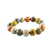 SUSHANG Glazed Ceramic Bead Bracelet Ethnic Bracelet Ceramicsexquisitebeachwomen