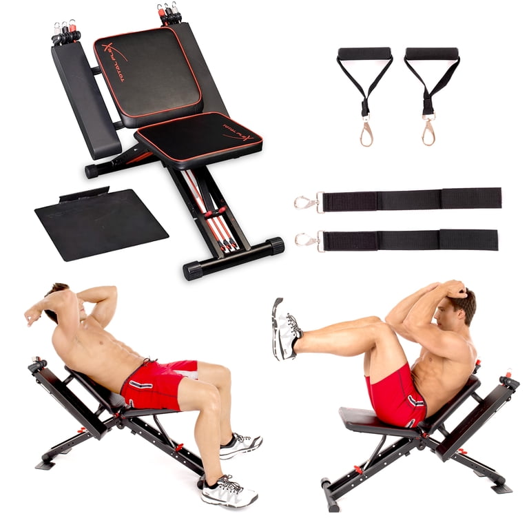 TOTAL FLEX L Foldable Home Gym Bench All in One with Additional