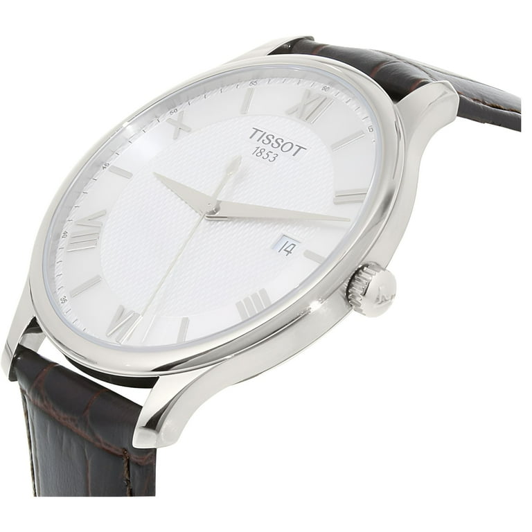 TISSOT Tradition T06361A 腕時計 Tissot Men's Tradition Quartz Silver Dial Watch