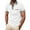 White, variant on Sngxgn Men's Polo Shirt Casual Short Sleeve Polo T Shirt Classic Fit Shirts(Black,M)