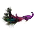 thumbnail image 3 of Northlight 14" Pink and Purple Jeweled Peacock Clip-On Christmas Ornament, 3 of 5