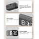 thumbnail image 5 of Sidaley Reloj despertador digital Pantalla LED Relojes electrónicos portátiles 12/24H Alarmas duales Reloj de Botón Función de repetición Electrónica Negro, 5 of 6