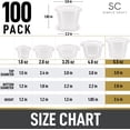 thumbnail image 6 of Simple Craft Jell-O Shot Cups with Lids Plastic Portion Cup Condiment Containers 5.5oz 100 Pack, 6 of 7
