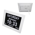 thumbnail image 1 of Digital Calendar Alarm Day Clock, 10 Inch Screen 8 Languages Display 5 Custom Alarms Automatic Dimming AM PM, Digital Calendar Clock For Seniors, 1 of 8