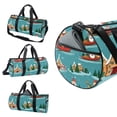 thumbnail image 3 of Christmas Large Capacity Sports Bag with Interior Zipper Pocket, Nice for Yoga, Swim, Duffle, and Soccer - 17.7 Inches Size, 3 of 6