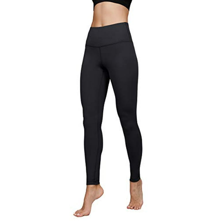 Yogalicious High Waist Ultra Soft Lightweight Leggings - High Rise Yoga  Pants - Black Nude Tech 28 - Large