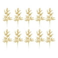 thumbnail image 1 of Xingzhi 30pcs/set Sparkle And Shine With Christmas Tree Decorations Glitter Sprigs For DIY Fun Package gold 30PCS, 1 of 6