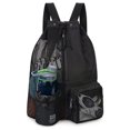 thumbnail image 1 of New Swimming Bag Mesh Drawstring Backpack With Wet Bag Beach Backpack, Suitable For Gym And Exercise Equipment Bag, 1 of 3