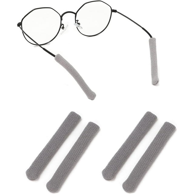 Manches en Coton Doux pour Lunettes, Coussinets Antidérapants pour Lunettes
