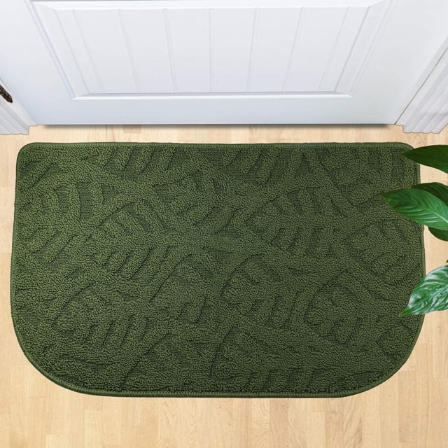 HWZWT 28" Interior Doormat Front Doormat 17" x 28" Interior Doormat Front Doormat Patio 17" x 28" Interior Doormat Front Doormat 17" x 28" Low Profile Machine Washable Kitchen Rug Cemen