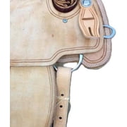 Handcrafted Western Saddle Tooled Leather Design/Included Free Headstall, Breast collar (16)