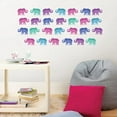WallPops! Elephants A Ton Of Love Peel and Stick Vinyl Wall Decals
