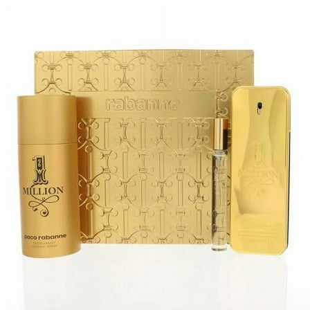 Paco Rabanne Men's 1 Million Gift Set Fragrances 3349668603589