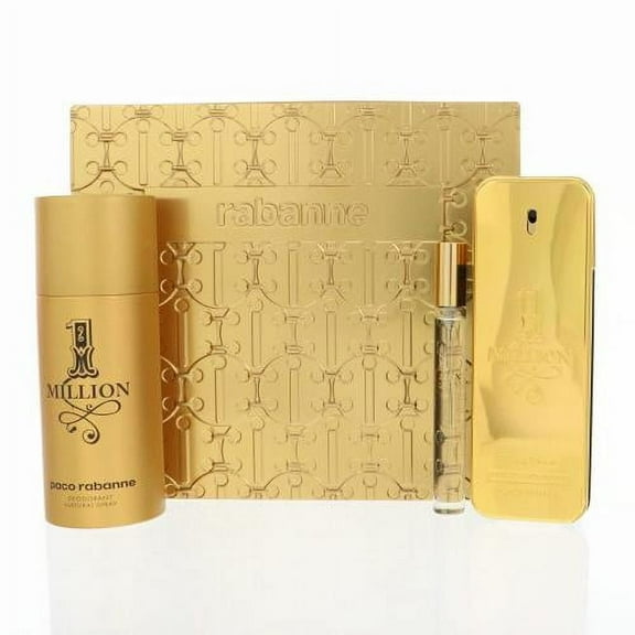 Paco Rabanne Men's 1 Million Gift Set Fragrances 3349668603589