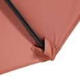 thumbnail image 2 of Furniture of America Vast 9' Outdoor Patio Round Market Umbrella with Tilt and Crank, Sienna Red, 2 of 5
