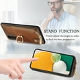 thumbnail image 5 of Dteck Case for Samsung Galaxy S24 Plus,Mangetic Premium Leather Card Slots Zipper Wallet Case Shockproof 360°Rotation Ring Stand Protective Cover for Galaxy S24+,Brown, 5 of 10