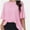 Pink, variant on Women's Oversized T-Shirt - Soft Summer Casual Tee, Half Sleeve Crew Neck Tunic Top, Comfortable Loose Fit