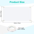 thumbnail image 2 of Unique Bargains Blank Banner, 12 Pcs Polyester Sublimation Banners Signs, White 2 x 4 Feet, 2 of 7