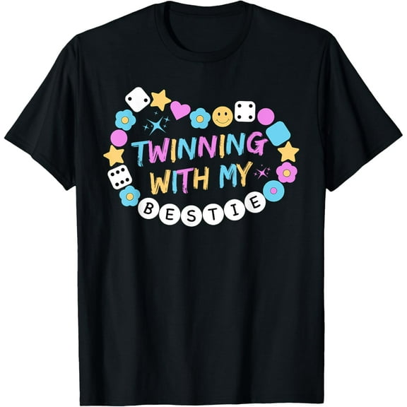 Twin Matching Twins Day Friend Twinning With My Bestie Twin T-Shirt