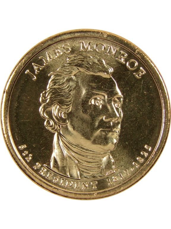 2008 D James Monroe Presidential Dollar BU Uncirculated $1 Coin