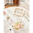 thumbnail image 3 of Injueey Contenedor de hielo para congelador con tapa sellada y bandeja para moldes de helado. Contenedor de hielo para congelador con tapa. Cocina y Comedor Beige, 3 of 6