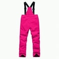 thumbnail image 7 of HCNTES Toddler Snow Bib Overalls Kids Waterproof Ski Pants Adjustable Design Warm Winter Outdoor Wear(A-Hot Pink,XL), 7 of 7