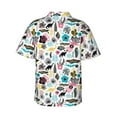 thumbnail image 3 of Haiem Dinosaur Printed Hawaiian Shirt for Men - Men’s Casual Beach Summer Shirts - Stretch Fabric with Modern Fit-X-Large, 3 of 9