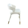thumbnail image 5 of Meridian Furniture Destiny Cream Velvet Bench, 5 of 7