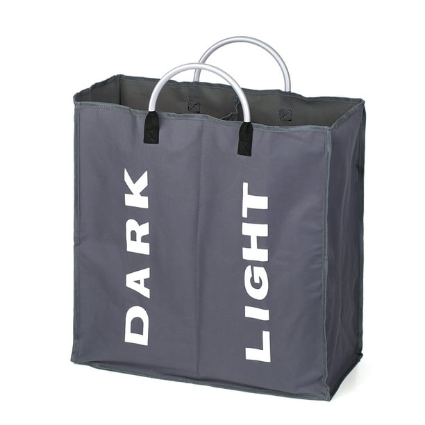 Collapsable 2section Laundry Bag Foldable Laundry Hamper
