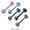 Pink, variant on Jeweled Anodized Titanium Labret Monroe Lip Jewelry (16G - 10mm) - 5 Colors
