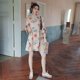 thumbnail image 3 of Plus Size Dress For Women Students Spring And Summer A-line Skirt Chinese Style TemperamentL 55-60Kg, 3 of 4