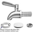 thumbnail image 4 of Distributeur de Boissons Plus Durable Remplacement Robinet, Acier Inoxydable Finition Polie, Distributeur d'Eau 1pcs, 4 of 5