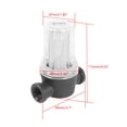 thumbnail image 5 of Sediment Filter Attachment Line Water Hose Filter with 40/50 Mesh Metal Mesh Screen,for Garden Hose Pressure Washer, 5 of 11