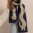 thumbnail image 4 of Women Winter Neck Warmer Scarf Cold Weather Cartoon Thicken Neck Wrap, 4 of 17