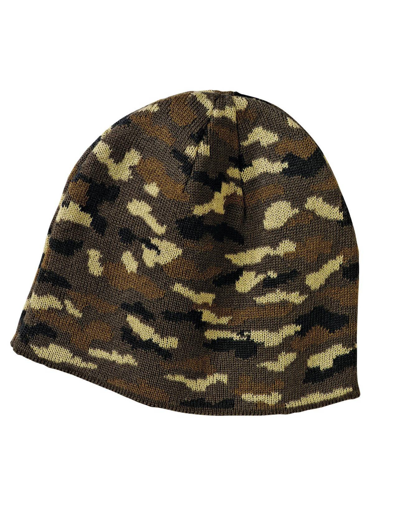 Top Headwear Camo Beanie Cap - Military 