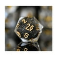 thumbnail image 2 of Misty Mountain Gaming Liquid Core Poly Set - Smoke and Mirrors Resin Dice (7) New, 2 of 2