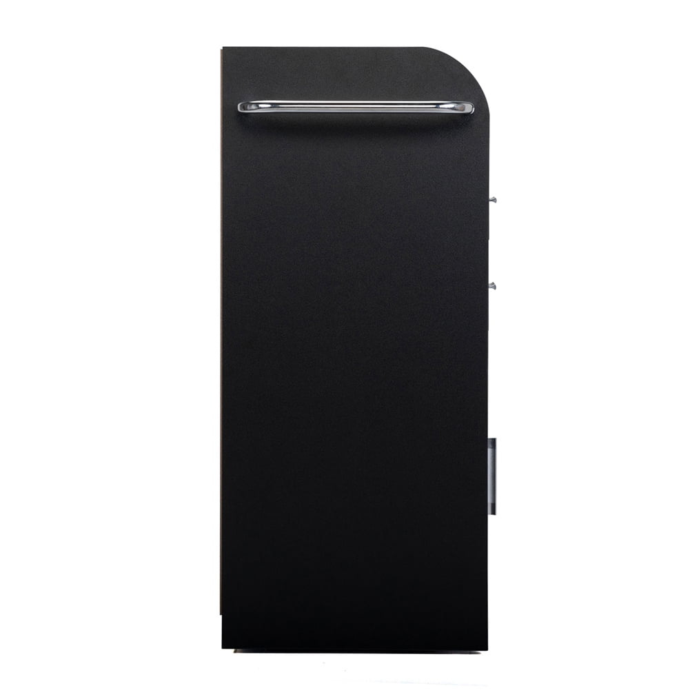 Kepooman Salon Trolley Cart, 4 layers Rolling Cart, Hair Salon Stations for Hair Stylist, Hair Dresser Organizer Cart with 2 Hair Dryer Holders for Barbershop & Beauty Salon, Black Kepooman Salon Trolley Cart, 4 layers Rolling Cart, Hair Salon Stations for Hair Stylist, Hair Dresser Organizer Cart with 2 Hair Dryer Holders for Barbershop & Beauty Salon, Black