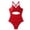 Bright Red, variant on YTDSCS Women's One-Piece Swimwear Bikini Swimsuit Bathing Suit Comfortable Swimsuits