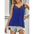 thumbnail image 4 of Women Summer Dressy Lace Trim Cami Tank Tops, 4 of 5